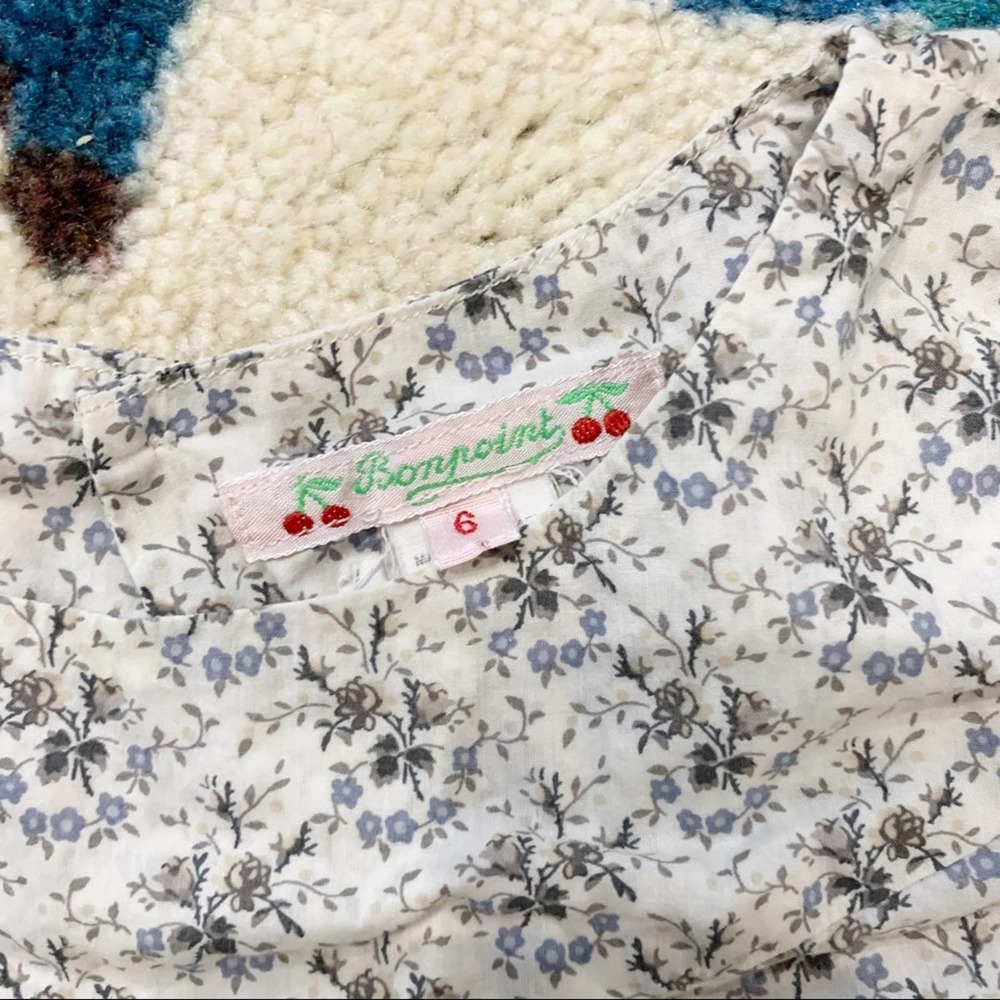 Bonpoint Girls Peasant Top Size 6